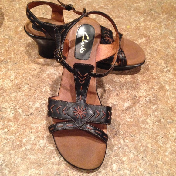 Clarks Leather Sandals