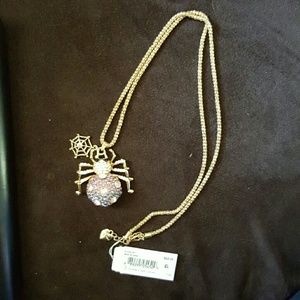 Betsey Johnson Spider necklace- FINAL REDUCTION