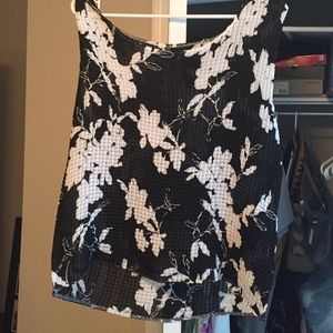 Black and white tangtop