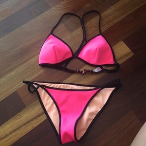 Neon Pink Victoria's Secret Bathingsuit