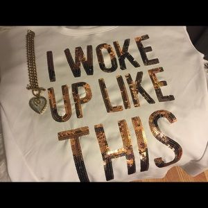 Juicy couture shirt plus matching juicy choker💞💞