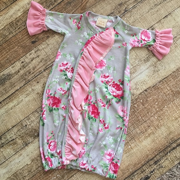 Haute Baby Rose Infant Gown