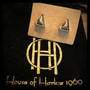 House of Harlow Pyramid Studs Earrings