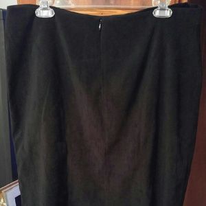 Black skirt (Suede feel material)