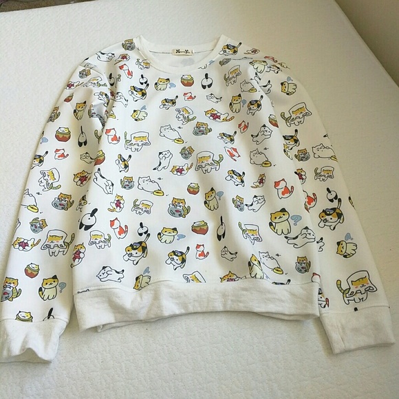 Neko Atsume Cat Sweater