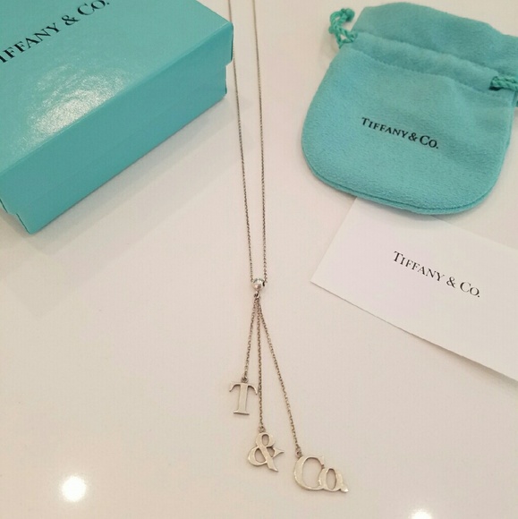 Tiffany Co Jewelry Sale Tco Logo Letter Necklace 925 Sterling Poshmark