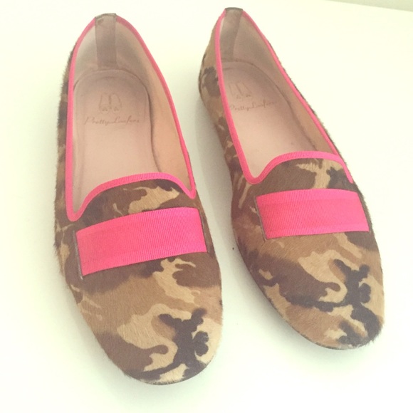 Pretty Ballerinas flats calf hair in camo pattern