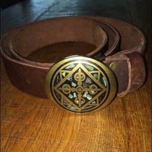 Lucky Brand 36" Leather Belt