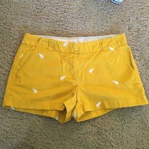 Mustard J. Crew city fit chino short