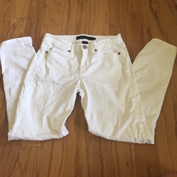 Calvin Klein White Ankle Pants