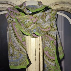 CAbi Paisley Silk Scarf