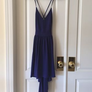 Love Stitch purple backless dress, M