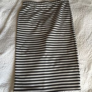 Striped Pencil Skirt