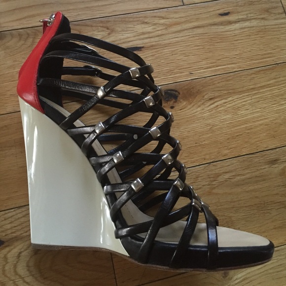 Giuseppe Zanotti. Wedge sandals. AUTHENTIC. - Picture 3 of 4