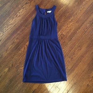 Ann Taylor LOFT navy blue summer dress. XXS