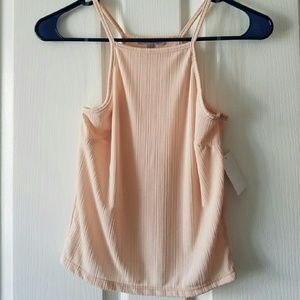 Charlotte Russe blush pink blouse