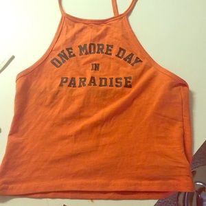 H&M BACKLESS CROP TOP