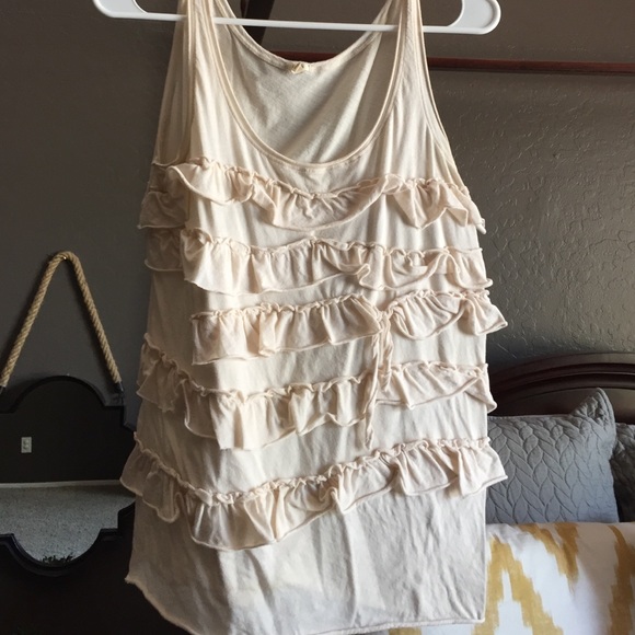 J crew cream tank