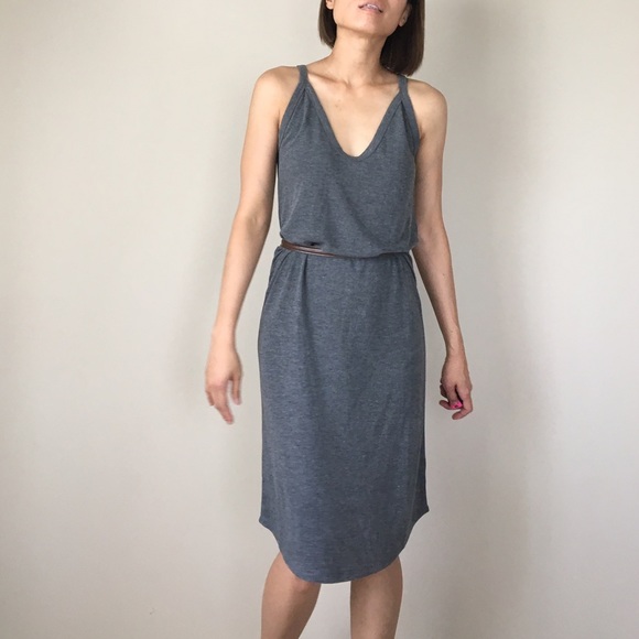 Sexy basic midi slip dress - Picture 3 of 3