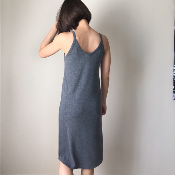 Sexy basic midi slip dress - Picture 2 of 3