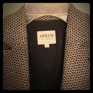 Armani houndstooth blazer