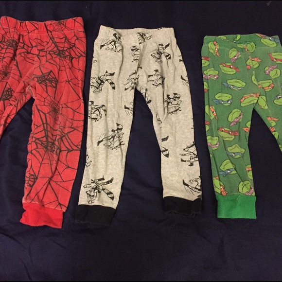 Pajama Pants Ninja Turtles & Spider-Man