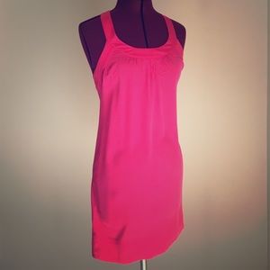 BANANA REPUBLIC hot pink mini dress