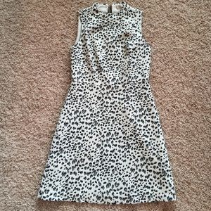 Loft Snow Leopard Dress Size 4