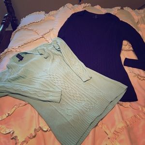 2 for 1 New York & Co Tunic Sweater Bundle