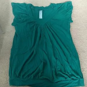 Teal Maternity Shirt