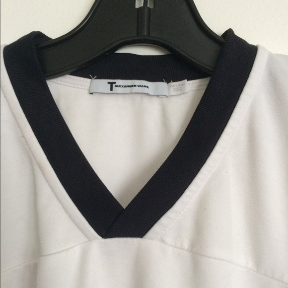 T by Alexander wang cropped jersey tee xs - Picture 2 of 4