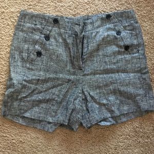 Cute grey linen shorts