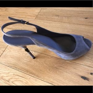 Gucci. Kid Scamosciato Mouve. SIZE: 39.5