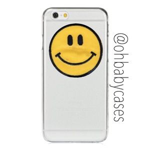 SMILEY PATCH IPHONE CASE