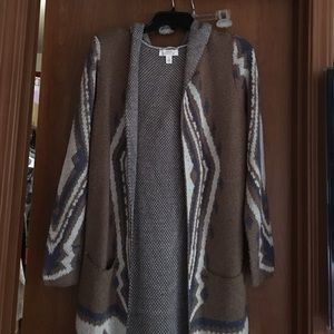 Sun and shadow cardigan
