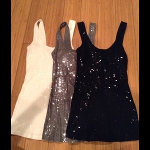 Express Sequin Tanks Bundle Deal $20