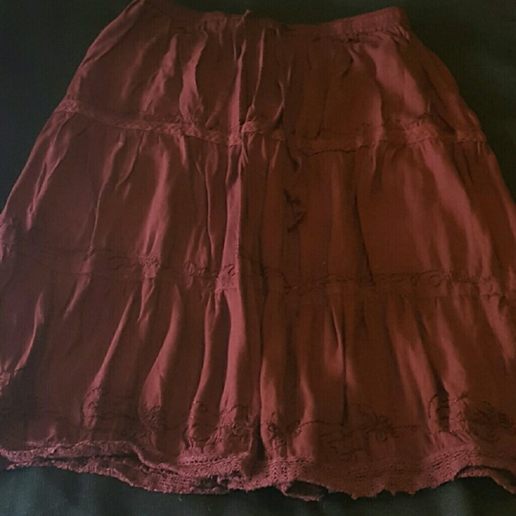 Brown skirt