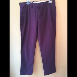NEW WITH TAGS! Men's J.Crew Maroon Chino Pants