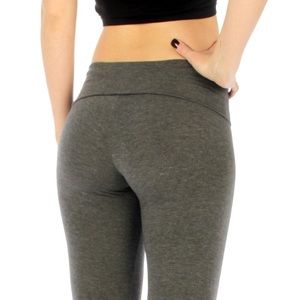 grey yoga pants