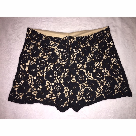 Cute black lace shorts 💞✨