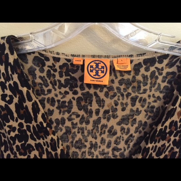 Tory Burch print v-neck cardigan
