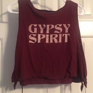 Gypsy Spirit Forever 21 Muscle Tie Tank