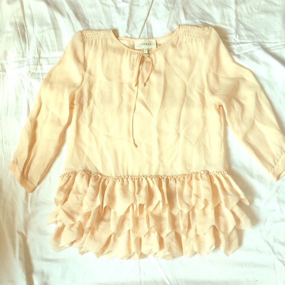 Pastel Nude Pink Top