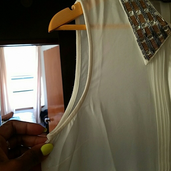 Button Down Sheer Blouse - image 4