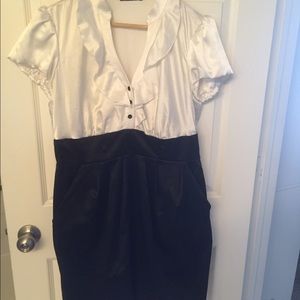 Black and white dress!