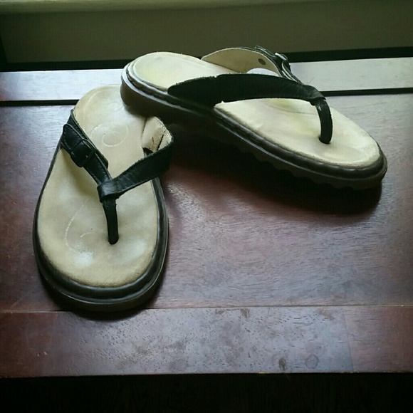 Doc Marten's Leather Flip Flop Sandals