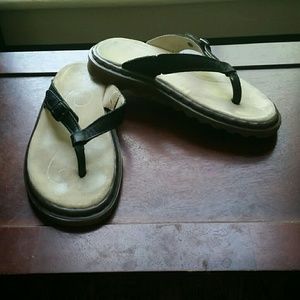 Doc Marten's Leather Flip Flop Sandals