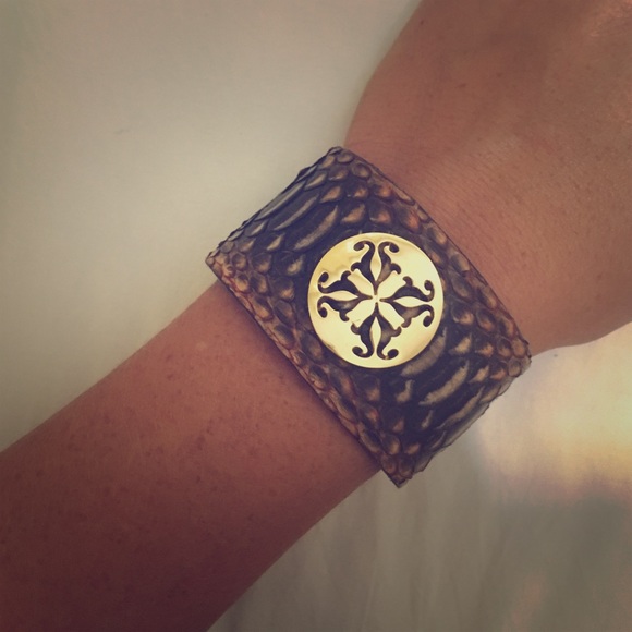 Snakeskin Rustic Cuff