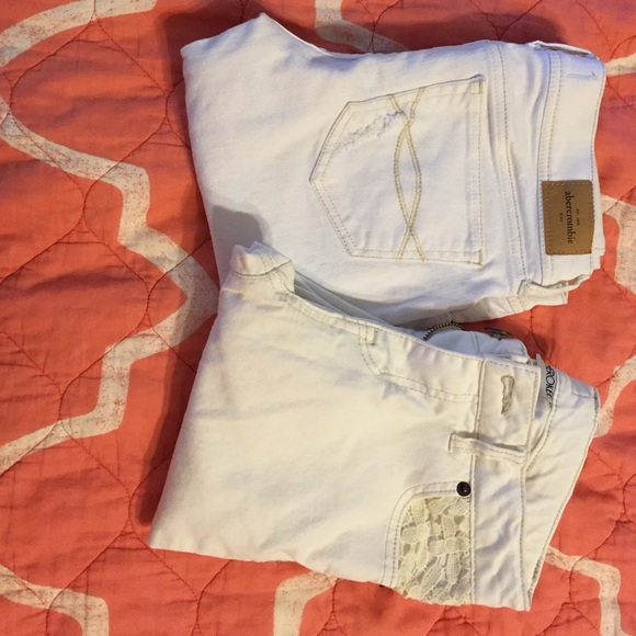Two pairs of summer jeans in kid size 16