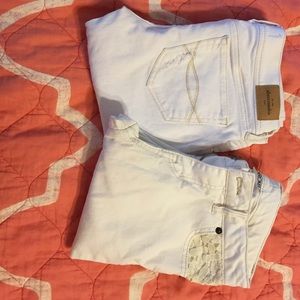 Two pairs of summer jeans in kid size 16
